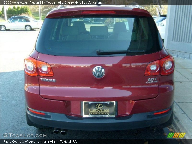 Wild Cherry Metallic / Sandstone 2009 Volkswagen Tiguan SE 4Motion