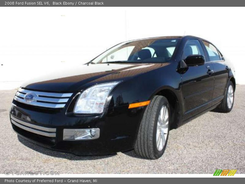 Black Ebony / Charcoal Black 2008 Ford Fusion SEL V6