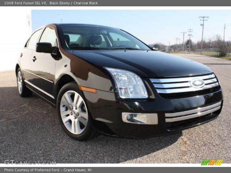 Black Ebony / Charcoal Black 2008 Ford Fusion SEL V6