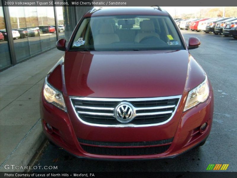 Wild Cherry Metallic / Sandstone 2009 Volkswagen Tiguan SE 4Motion