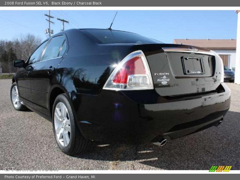 Black Ebony / Charcoal Black 2008 Ford Fusion SEL V6