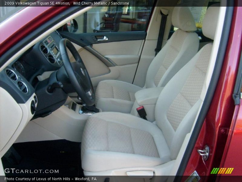  2009 Tiguan SE 4Motion Sandstone Interior