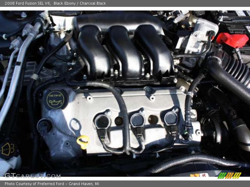 Black Ebony / Charcoal Black 2008 Ford Fusion SEL V6