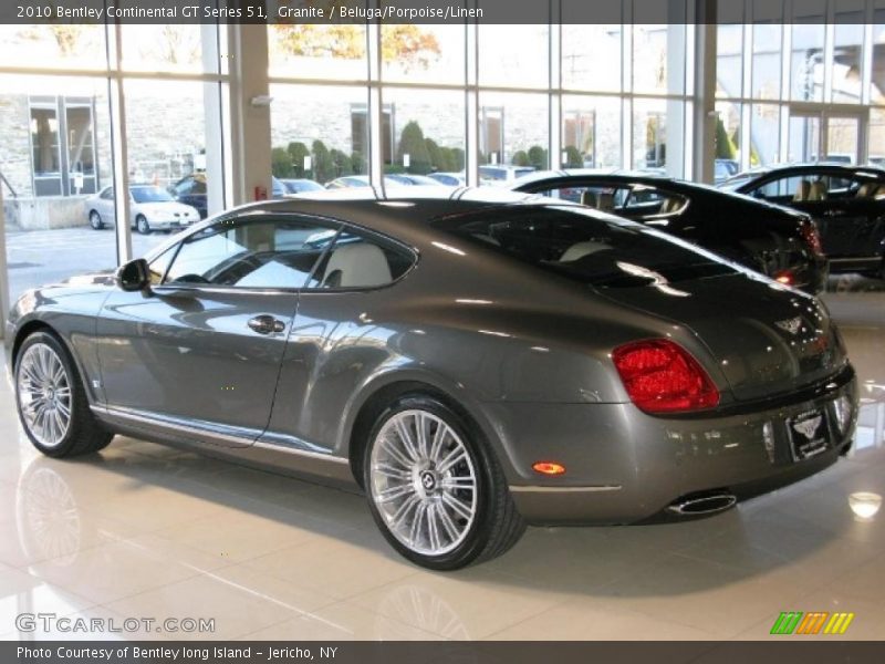 Granite / Beluga/Porpoise/Linen 2010 Bentley Continental GT Series 51