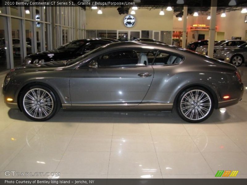 Granite / Beluga/Porpoise/Linen 2010 Bentley Continental GT Series 51