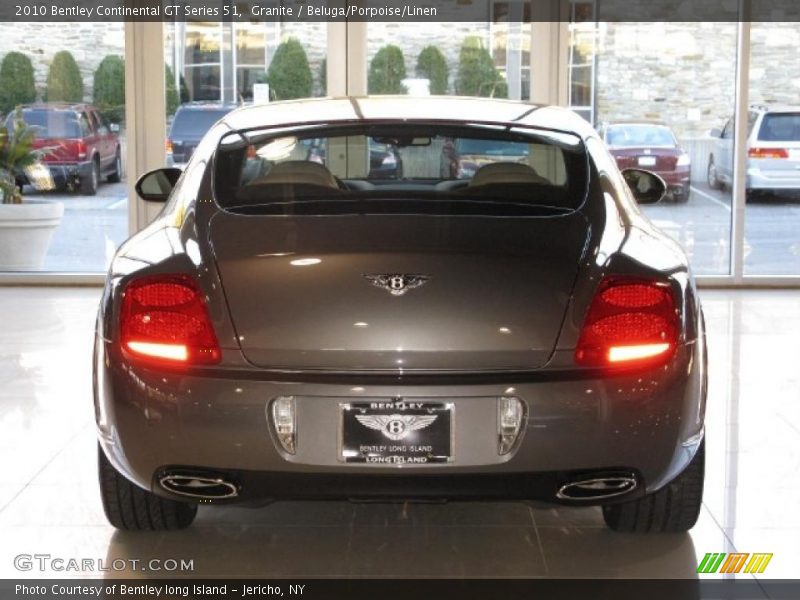 Granite / Beluga/Porpoise/Linen 2010 Bentley Continental GT Series 51