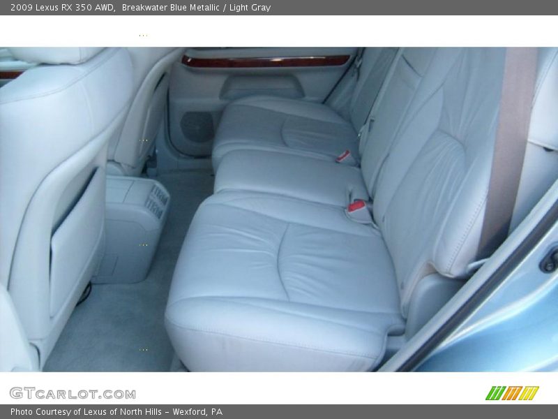 Breakwater Blue Metallic / Light Gray 2009 Lexus RX 350 AWD