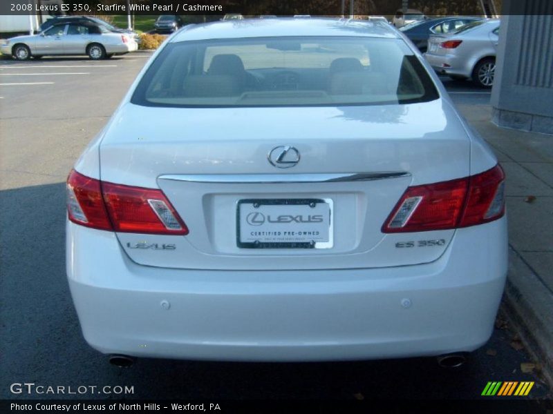 Starfire White Pearl / Cashmere 2008 Lexus ES 350