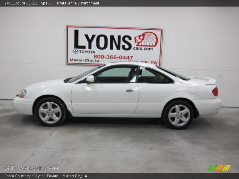 Taffeta White / Parchment 2001 Acura CL 3.2 Type S