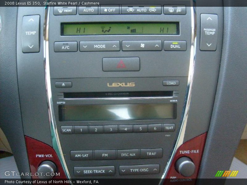 Controls of 2008 ES 350