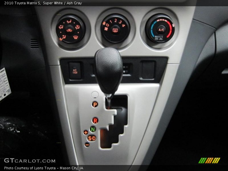  2010 Matrix S 5 Speed Automatic Shifter