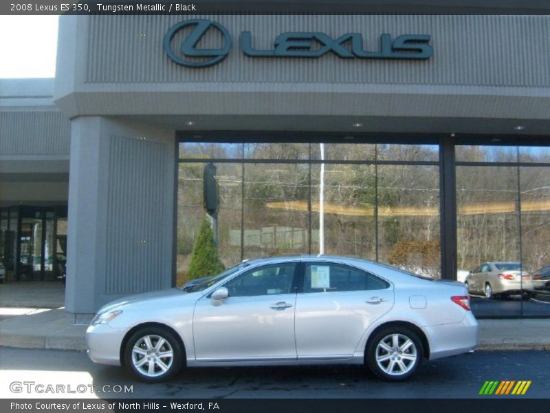 Tungsten Metallic / Black 2008 Lexus ES 350