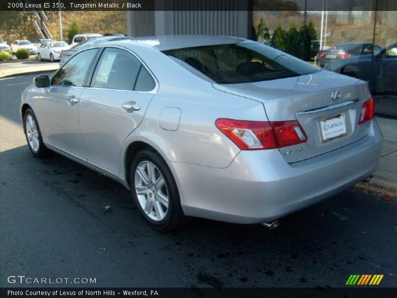 Tungsten Metallic / Black 2008 Lexus ES 350
