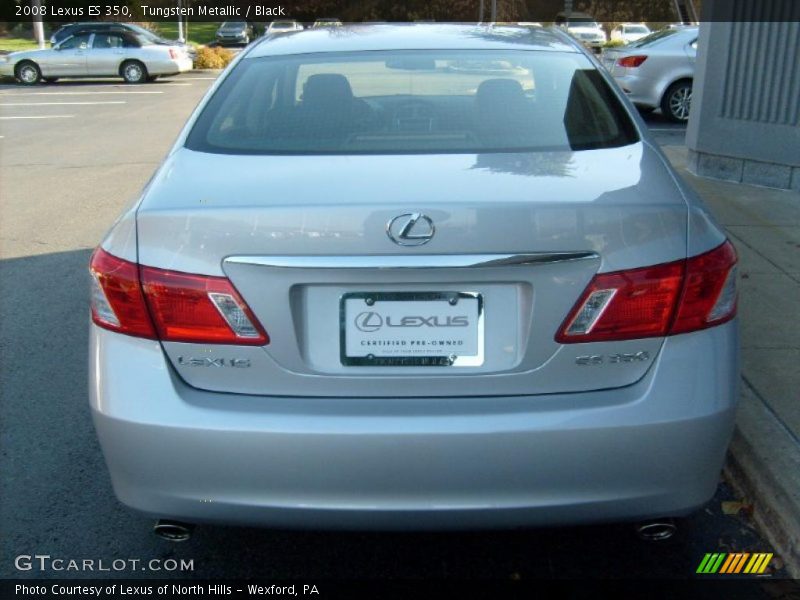 Tungsten Metallic / Black 2008 Lexus ES 350