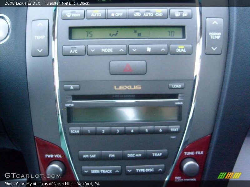 Controls of 2008 ES 350