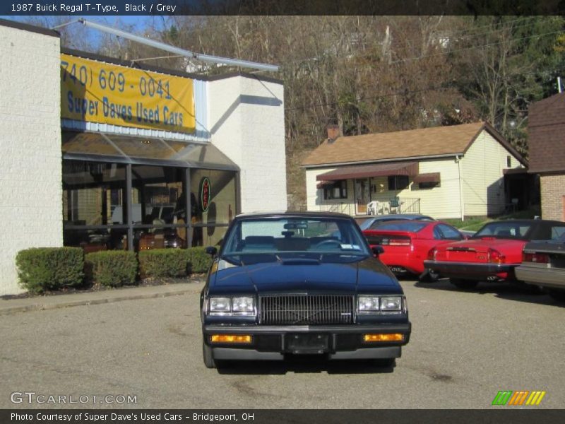 Black / Grey 1987 Buick Regal T-Type