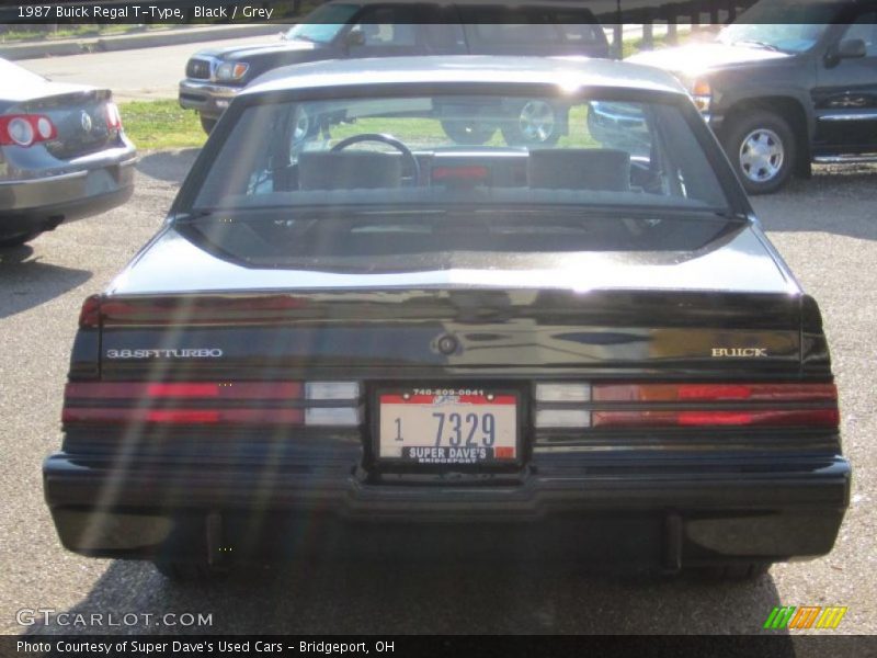 Black / Grey 1987 Buick Regal T-Type