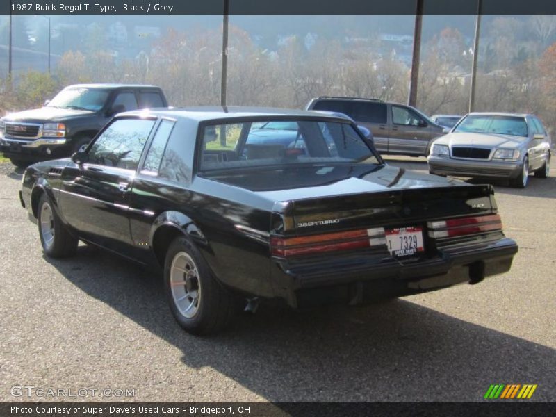 Black / Grey 1987 Buick Regal T-Type