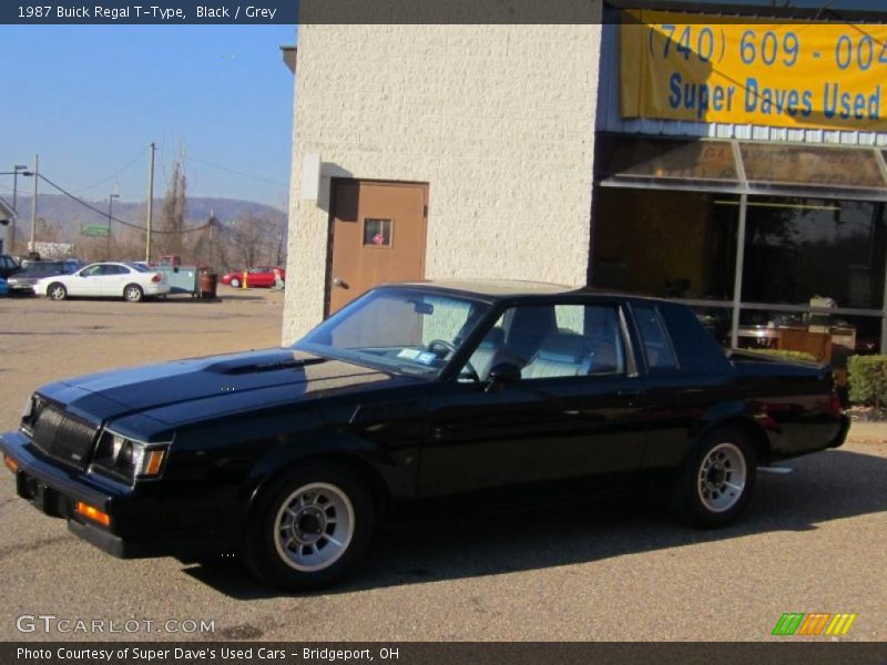 Black / Grey 1987 Buick Regal T-Type