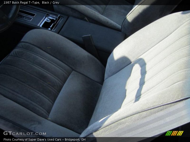  1987 Regal T-Type Grey Interior