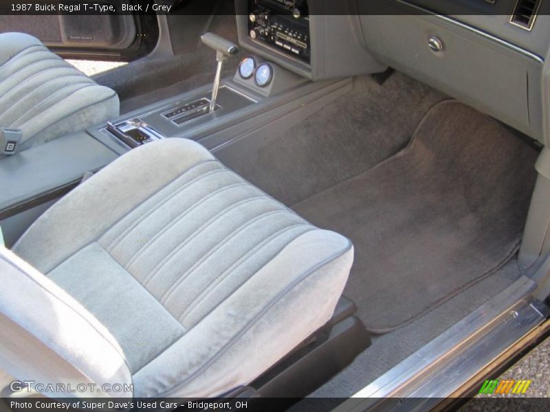  1987 Regal T-Type Grey Interior