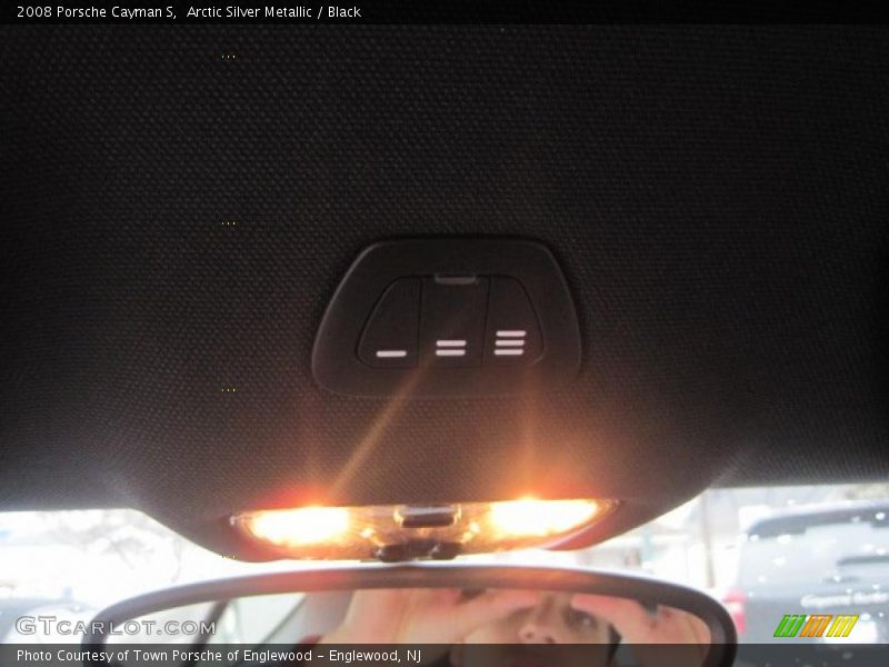 Arctic Silver Metallic / Black 2008 Porsche Cayman S