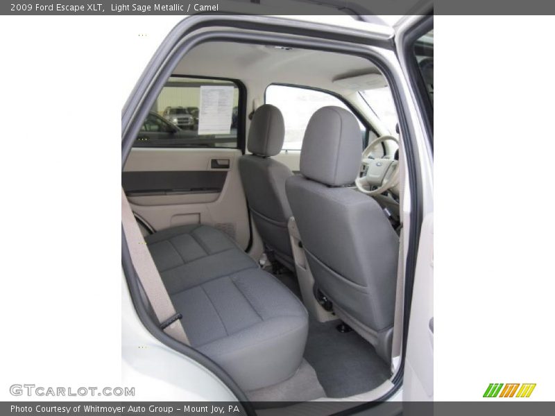 Light Sage Metallic / Camel 2009 Ford Escape XLT