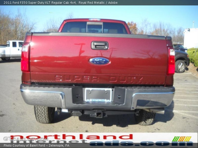 Royal Red Metallic / Adobe 2011 Ford F350 Super Duty XLT Regular Cab 4x4