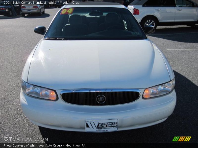 White / Medium Gray 2004 Buick Century Standard