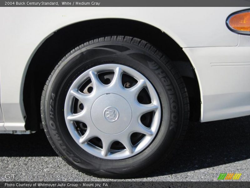 White / Medium Gray 2004 Buick Century Standard