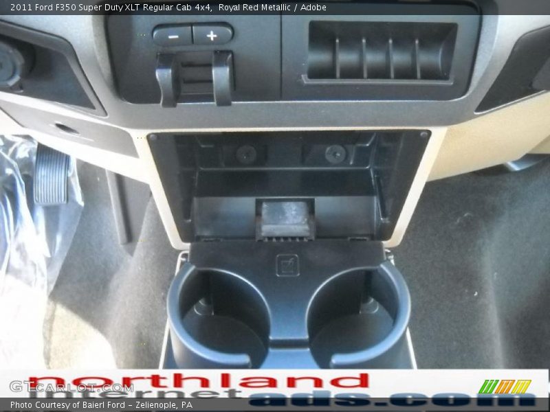 Royal Red Metallic / Adobe 2011 Ford F350 Super Duty XLT Regular Cab 4x4