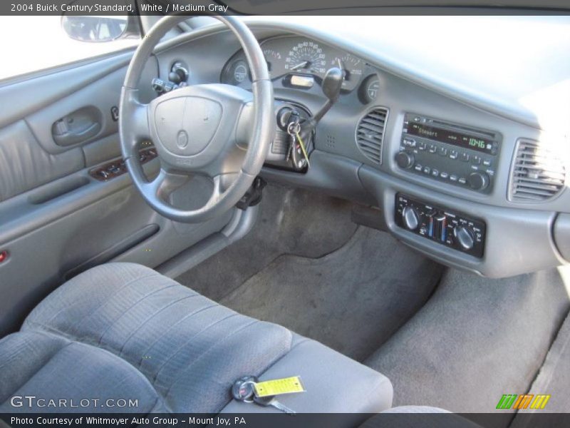 White / Medium Gray 2004 Buick Century Standard