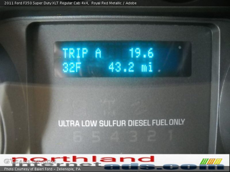 Royal Red Metallic / Adobe 2011 Ford F350 Super Duty XLT Regular Cab 4x4