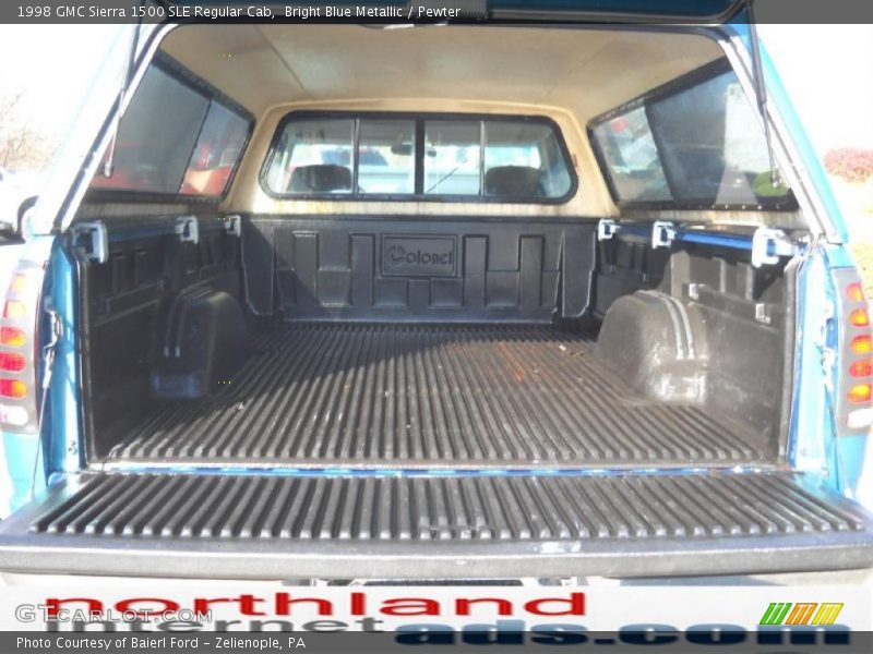 Bright Blue Metallic / Pewter 1998 GMC Sierra 1500 SLE Regular Cab