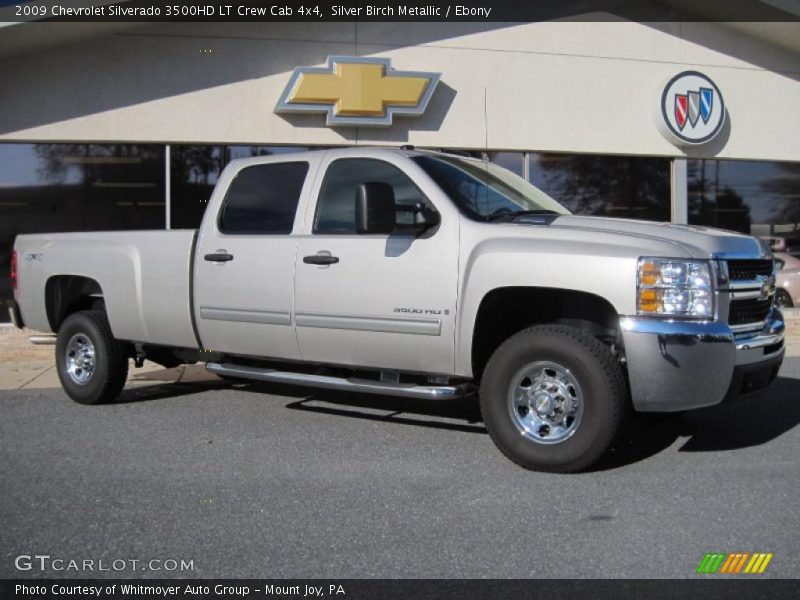  2009 Silverado 3500HD LT Crew Cab 4x4 Silver Birch Metallic