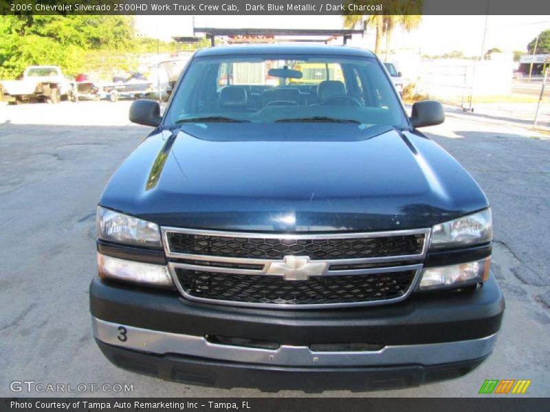 Dark Blue Metallic / Dark Charcoal 2006 Chevrolet Silverado 2500HD Work Truck Crew Cab