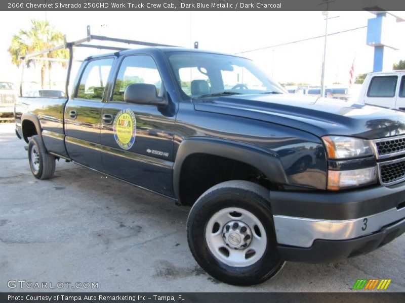Dark Blue Metallic / Dark Charcoal 2006 Chevrolet Silverado 2500HD Work Truck Crew Cab