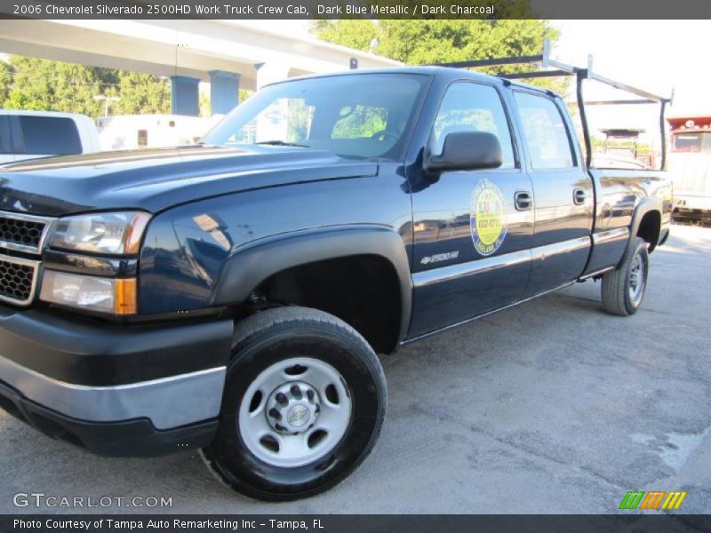 Dark Blue Metallic / Dark Charcoal 2006 Chevrolet Silverado 2500HD Work Truck Crew Cab