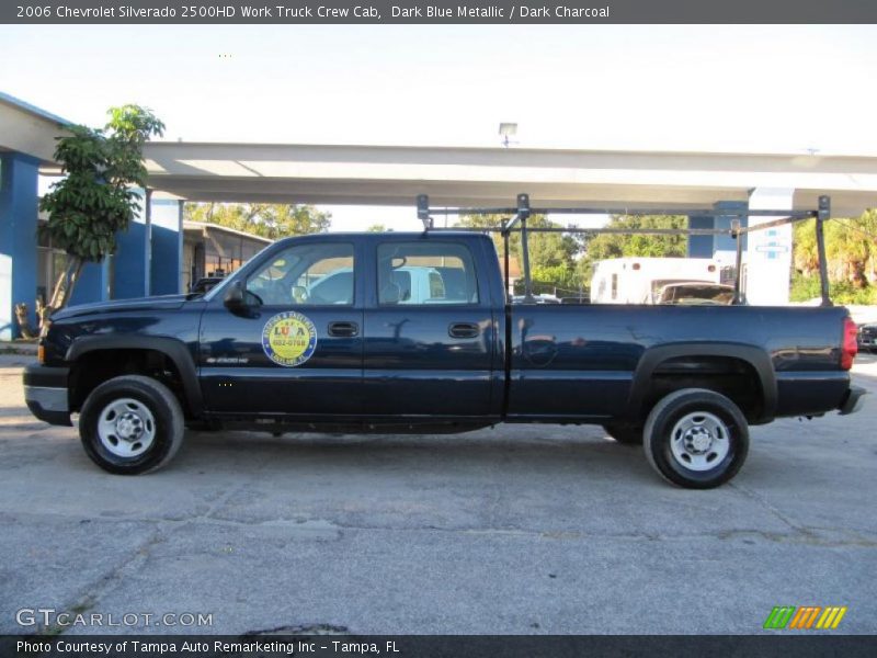 Dark Blue Metallic / Dark Charcoal 2006 Chevrolet Silverado 2500HD Work Truck Crew Cab