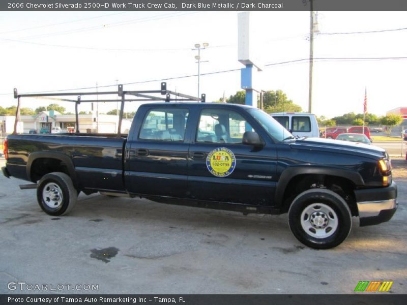 Dark Blue Metallic / Dark Charcoal 2006 Chevrolet Silverado 2500HD Work Truck Crew Cab