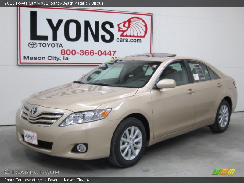 Sandy Beach Metallic / Bisque 2011 Toyota Camry XLE