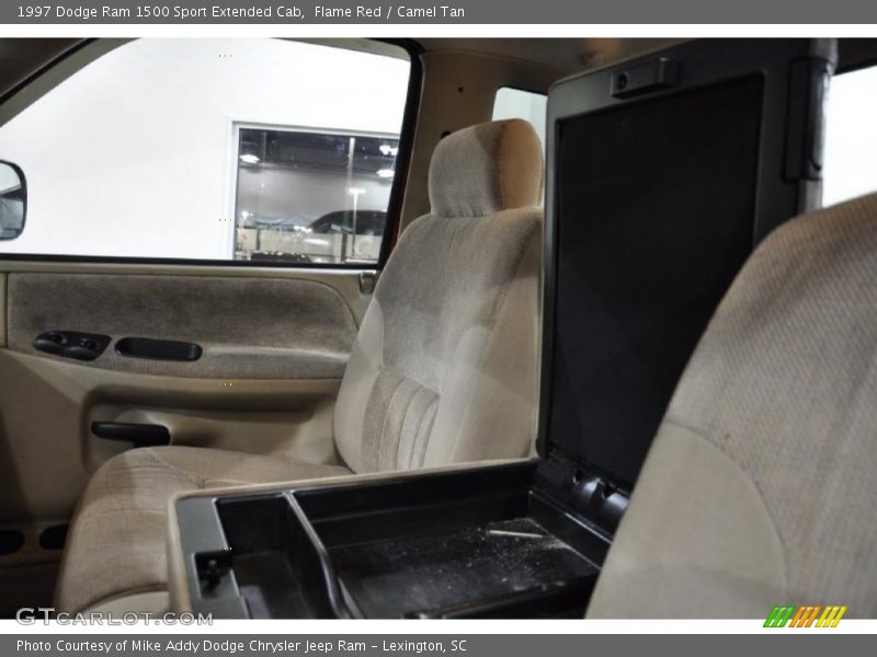 Flame Red / Camel Tan 1997 Dodge Ram 1500 Sport Extended Cab