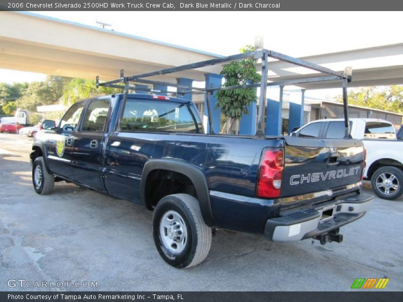 Dark Blue Metallic / Dark Charcoal 2006 Chevrolet Silverado 2500HD Work Truck Crew Cab
