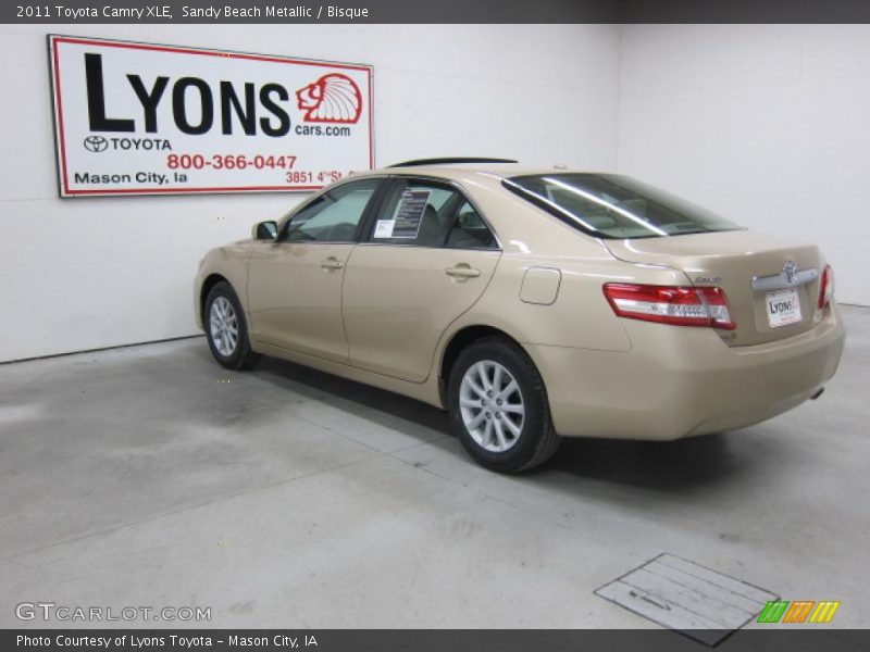 Sandy Beach Metallic / Bisque 2011 Toyota Camry XLE