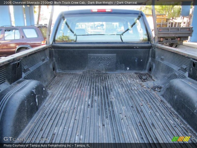 Dark Blue Metallic / Dark Charcoal 2006 Chevrolet Silverado 2500HD Work Truck Crew Cab