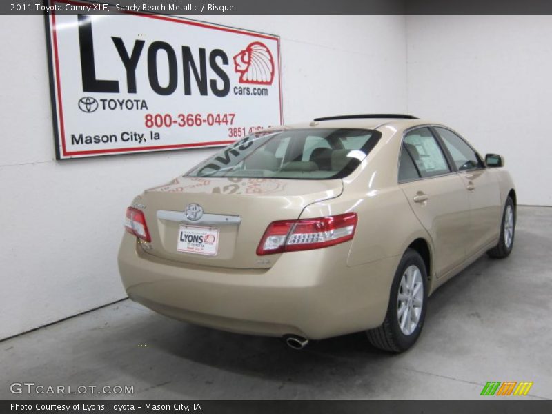 Sandy Beach Metallic / Bisque 2011 Toyota Camry XLE