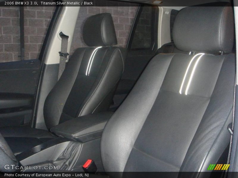 Titanium Silver Metallic / Black 2006 BMW X3 3.0i