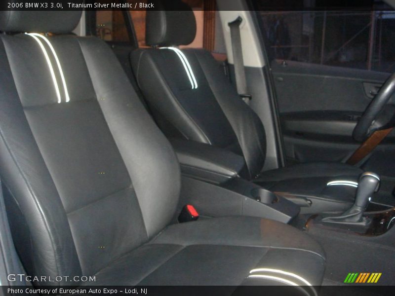 Titanium Silver Metallic / Black 2006 BMW X3 3.0i