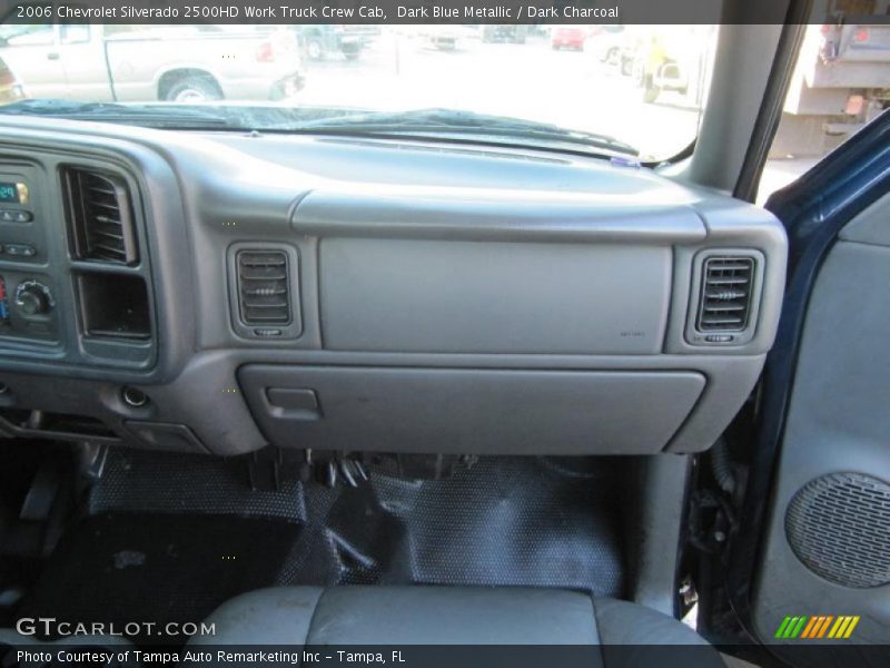 Dark Blue Metallic / Dark Charcoal 2006 Chevrolet Silverado 2500HD Work Truck Crew Cab