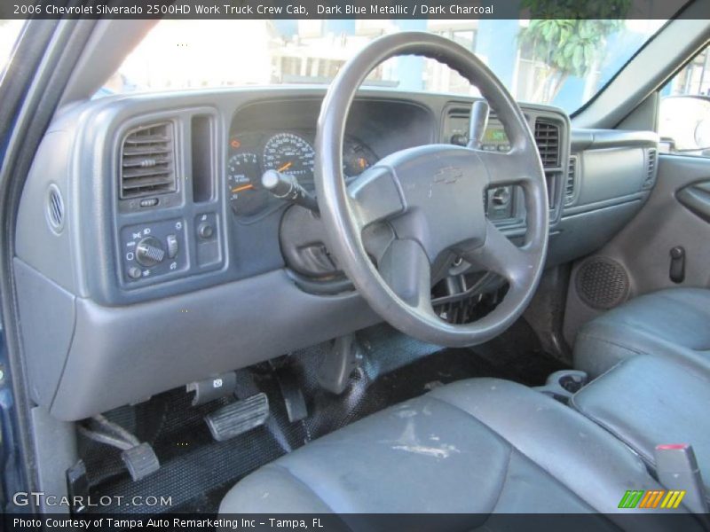 Dark Blue Metallic / Dark Charcoal 2006 Chevrolet Silverado 2500HD Work Truck Crew Cab